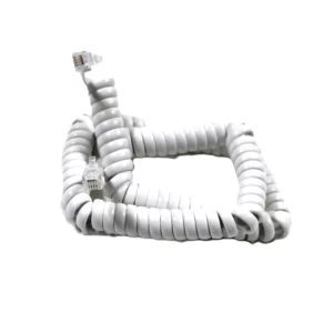 Profoon telefoon krulsnoer HK-36 —4p-4c RJ10 —3,6 m wit—marge